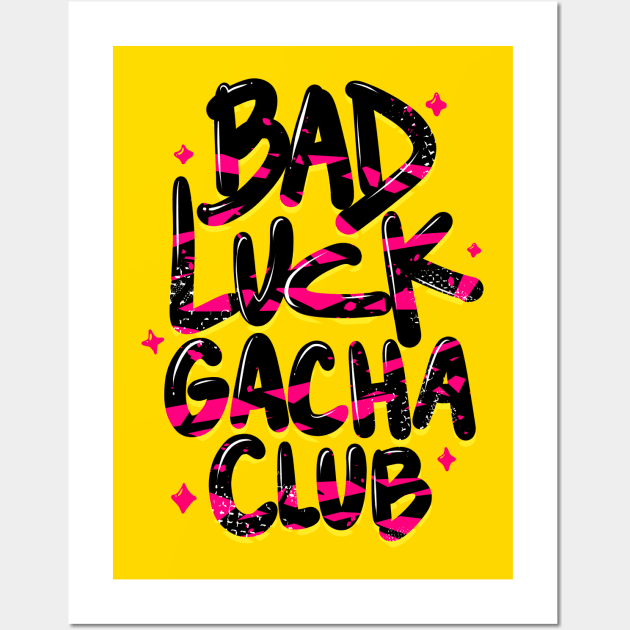 Bad Luck Gacha Club Wall Art by Astrayeah